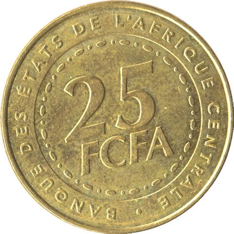 25 Francs CFA - Central African States – Numista