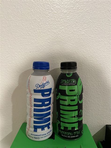 Prime Hydration Drink Limited Edition LA DODGERS + Glowberry FAST ...