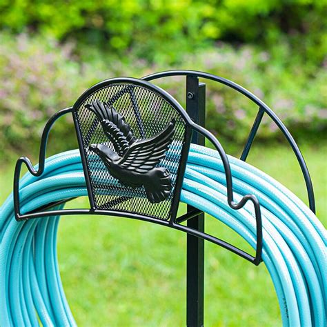 Amagabeli Garden Hose Holder Stand Freestanding Holds 125Ft Water Hose ...