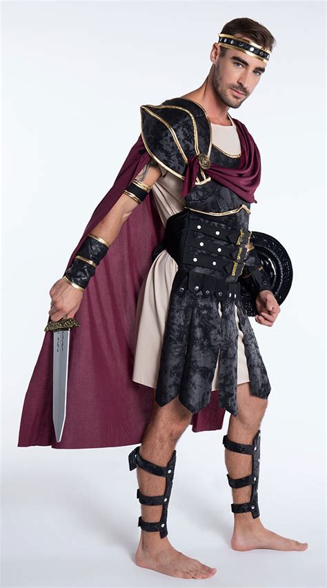 Roman Gladiator Costume, Mens Roman Costume, Gladiator Halloween Costume