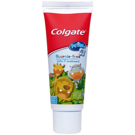 Colgate My First Baby and Toddler Toothpaste, Fluoride Free - 1.75 oz - Walmart.com