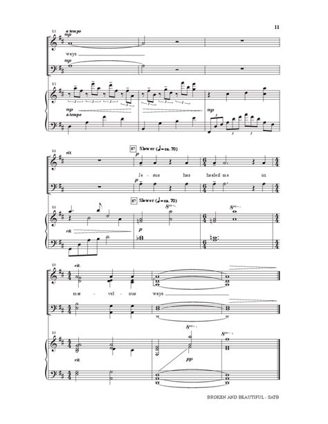 Broken and Beautiful (SATB ) by Heather Sore | J.W. Pepper Sheet Music