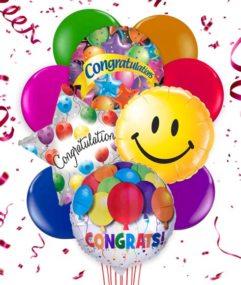 Congratulations Balloon Bouquet | Avas Flowers