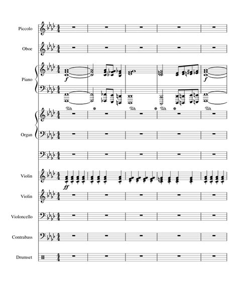 Dracula's Castle Sheet music for Piano, Organ, Flute piccolo, Oboe & more instruments (Mixed ...