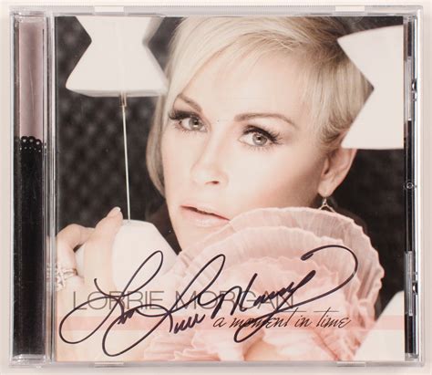 Lorrie Morgan Signed "A Moment in Time" CD Album Cover (JSA COA) | Pristine Auction