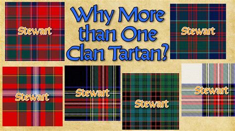 Why Do Some Clans Have Multiple Tartans? Which one is my official ...