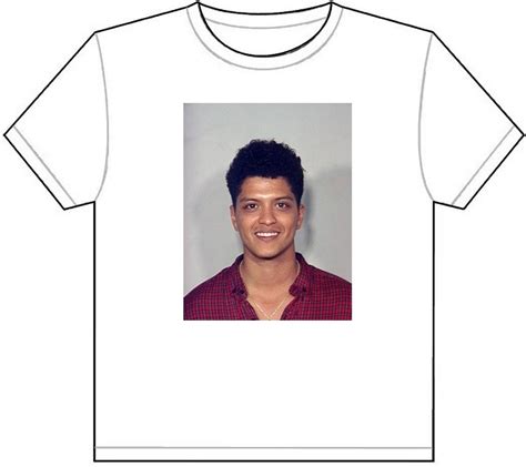 BRUNO MARS MUG SHOT T-SHIRT TEE PICTURE PHOTO mugshot lol grenade way ...