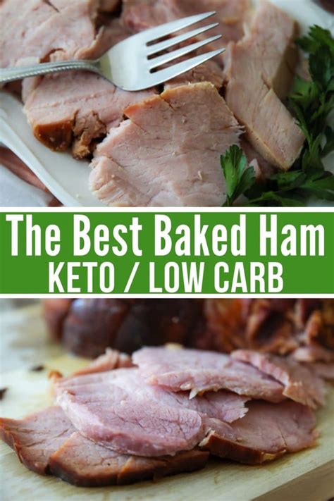 Baked Keto Ham Recipe with a Sugar-Free Glaze - Kasey Trenum