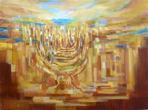 Light Menorah | Jewish art, Art, Painting