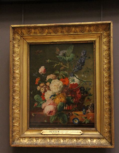 Flower oil painting at the Louvre | R. Alden Wicker | Flickr