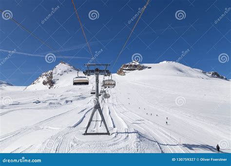 Matterhorn Skiing Area editorial photography. Image of chairlift ...