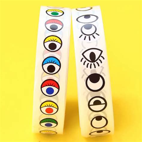 1 Pc Cute Kids Cartoon Animal Eyes Nose Mouth DIY Assembling Sticker ...