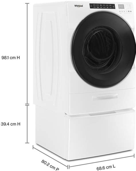 Whirlpool® 4.5 Cu. Ft. White Washer Dryer Combo | Marsillio's Appliance ...