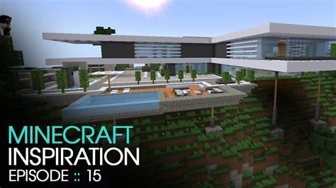 Minecraft Modern House In A Mountain - Pixel Art Grid Gallery