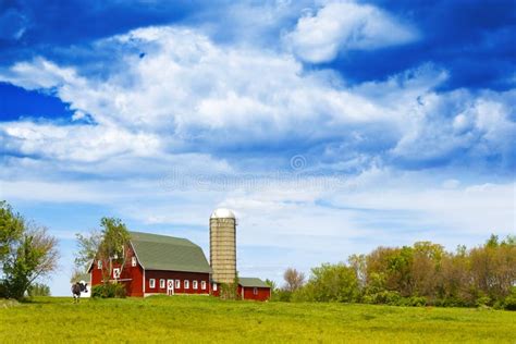 American Farm stock image. Image of local, cloud, scenery - 24814047