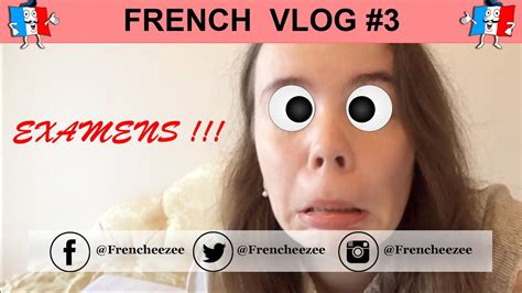 French Vlog #3 - French Conversation - The Final Exam!! - English and French subtitles available ...