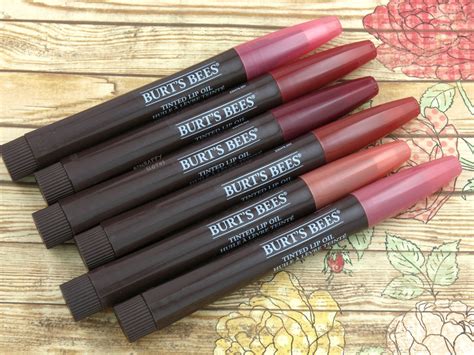 Burt's Bees Tinted Lip Oil: Review and Swatches | The Happy Sloths ...