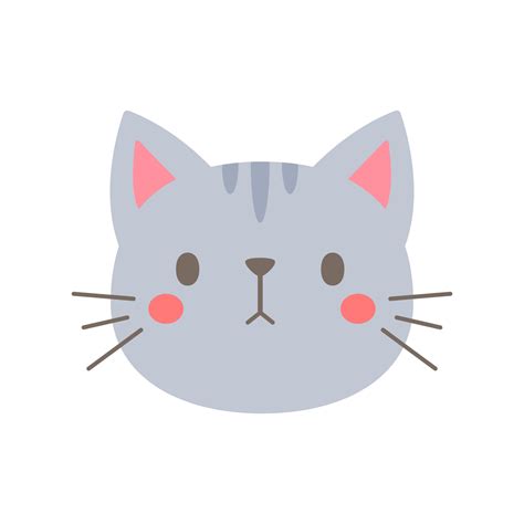 cartoon cat face Cute pets for animal lovers. 14630427 PNG