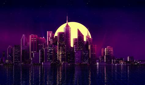 Papel de parede : Synthwave, futurista, Cyber, néon, Sombrio, Fundo roxo 4096x2400 - Karmawitch ...