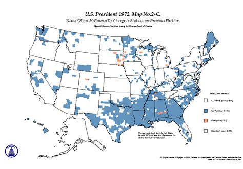 POLIDATA &REG ELECTION MAPS-PRESIDENT 1972