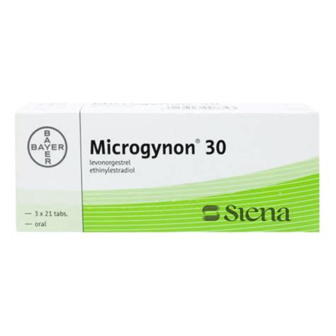 Microgynon 30 | Birth Control | Siena