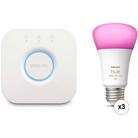 Philips Hue Bridge & A19 Bulb with Bluetooth (White & Color