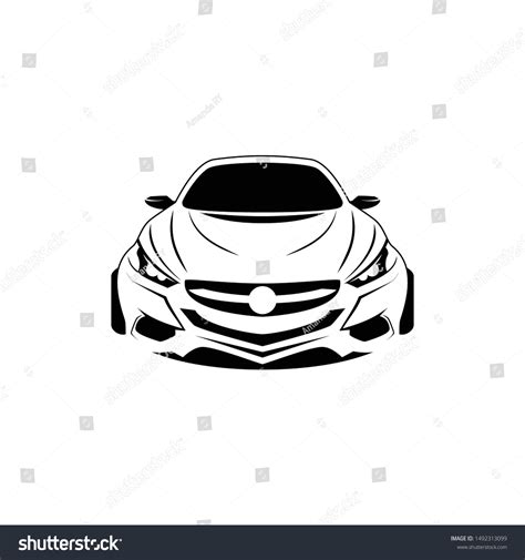 Car Silhouette Abstract Logo Vector Illustration Stock Vector (Royalty ...