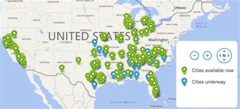 MAP OF AT&T FIBER COVERAGE | Programsrun.com