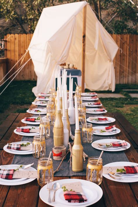 undefined | Dinner party themes, Glamping dinner, Glamping party