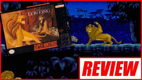 Lion King SNES Review - YouTube