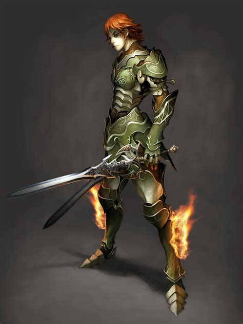 Male Swordsman Concept Art - Atlantica Online Art Gallery