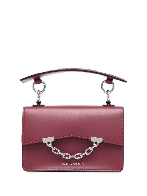 Karl Lagerfeld Mini Seven Shoulder Bag In Red | ModeSens