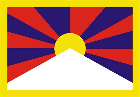 Simplistic Redesign of the Flag of Tibet : vexillology