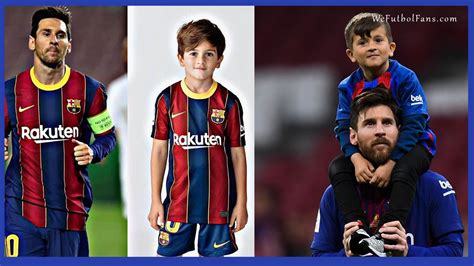 Thiago Messi Roccuzzo the first son of Lionel Messi