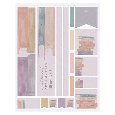 Books of Wisdom Sticker Sheet | Erin Condren