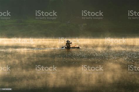 Sunrise View At Situ Patenggang Lake Ranca Bali Ciwidey West Java ...