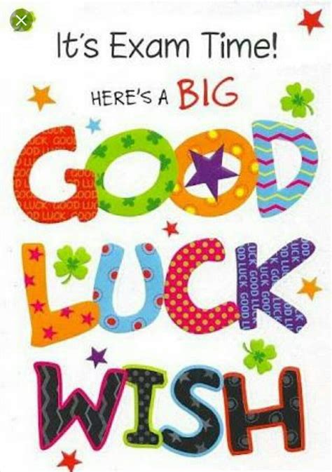 Pin on Congrats, good luck & best wishes | Exam wishes good luck, Good luck wishes, Good luck ...