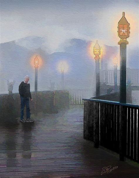 Man In A Fog Painting by Suni Roveto - Fine Art America