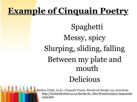 PPT - Cinquain Poetry 4th grade PowerPoint Presentation - ID:2603191