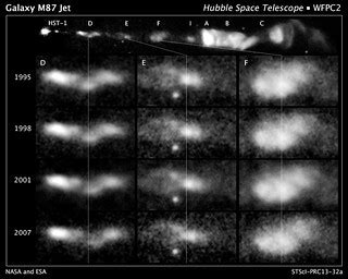 Hubble follows spiral flow of black-hole-powered jet | Flickr