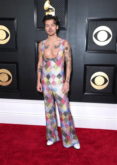 Harry Styles Remains the King of Jumpsuits at the 2023 Grammys | Vogue