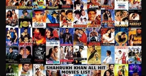 Shahrukh Khan Movies List 1992 - 2023. — citiMuzik