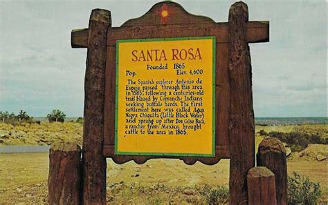 *Postcard Gems: Santa Rosa Historical Marker