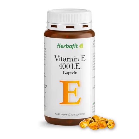Vitamin E 400 I.U. Capsules » Order online now | Herbafit