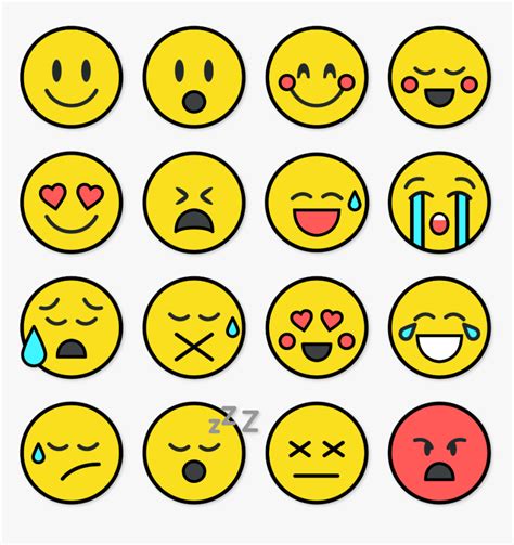 Transparent Emoji Border Clipart - Emoji Borders, HD Png Download - kindpng