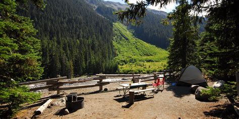 Campsite at White River Campground.- Mount Rainier National Park | Mount rainier national park ...