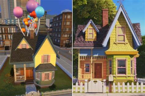 Sims 4 player recreates the Up balloon house and heartbreaking opening sequence | London Evening ...