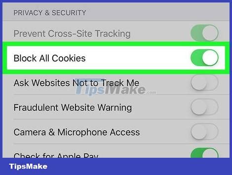 How to Enable Cookies on Safari - TipsMake.com