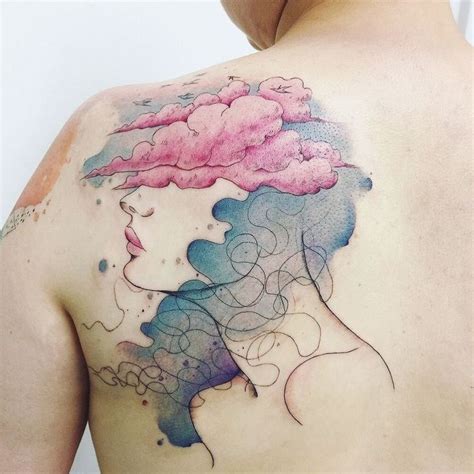 Tattoo Studio on Instagram: “Head in the clouds, done by @tattoojune #latattoo #latattooartist # ...