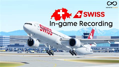 Cockpit View SWISS B77W Takeoff from Zurich (ZRH) | Boeing 777-300ER - In-game Recording - YouTube